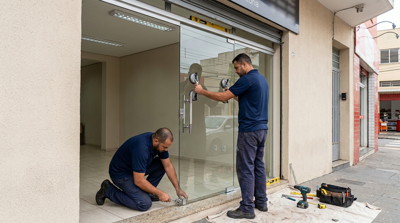 Portas Residenciais e Comerciais em Uberlândia‑MG