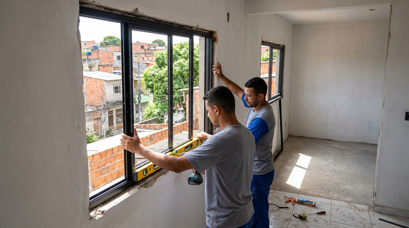 Produção de Portas e Janelas em Uberlândia‑MG