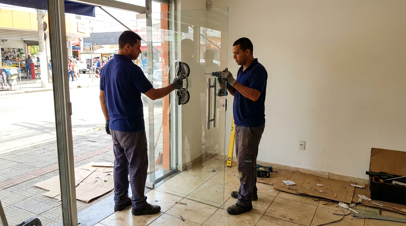 Portas em Vidro em Uberlândia‑MG